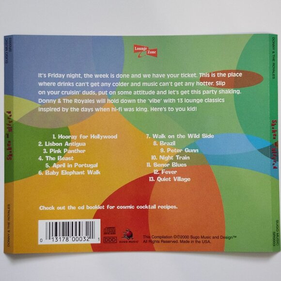 Donny And The Royales Shaken Not Stirred CD 013178000321 - Picture 2 of 2